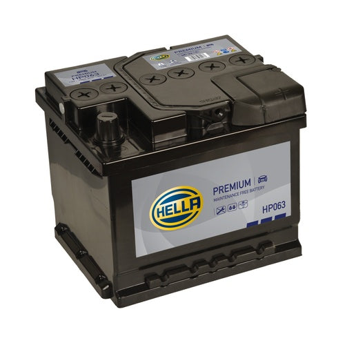 Hella HP063 Sealed Premium Car Battery 12V 44Ah Type 063, 4 Years Warranty