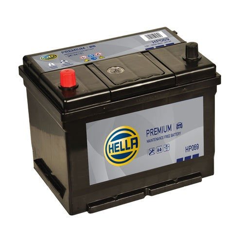 Hella HP069 Sealed Premium Car Battery 12V 68Ah Type 069, 4 Years Warranty