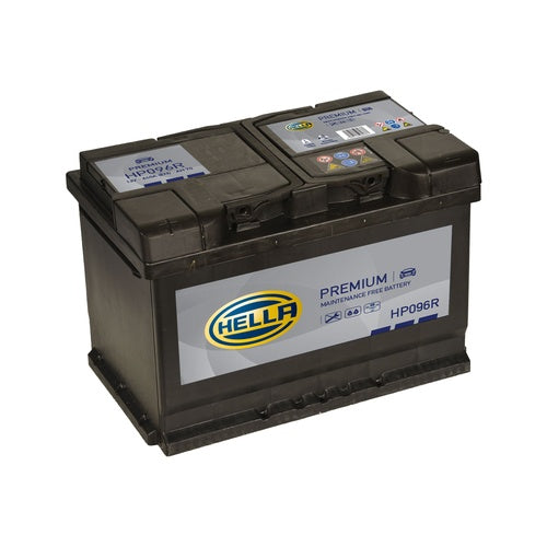 Hella HP096R Sealed Premium Car Battery 12V 70Ah Type 096R, 4 Years Warranty