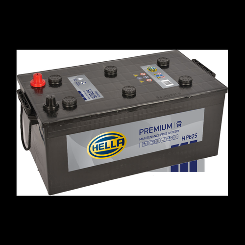 Hella HP625 Sealed Premium Commercial Vehicle Battery 12V 200Ah Type 625, 2 Years Warranty