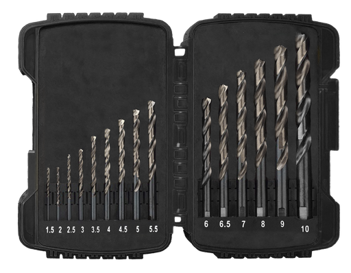 Abracs 15pc HSS-G Drill Bit Set ack of 1, HSSGKIT15