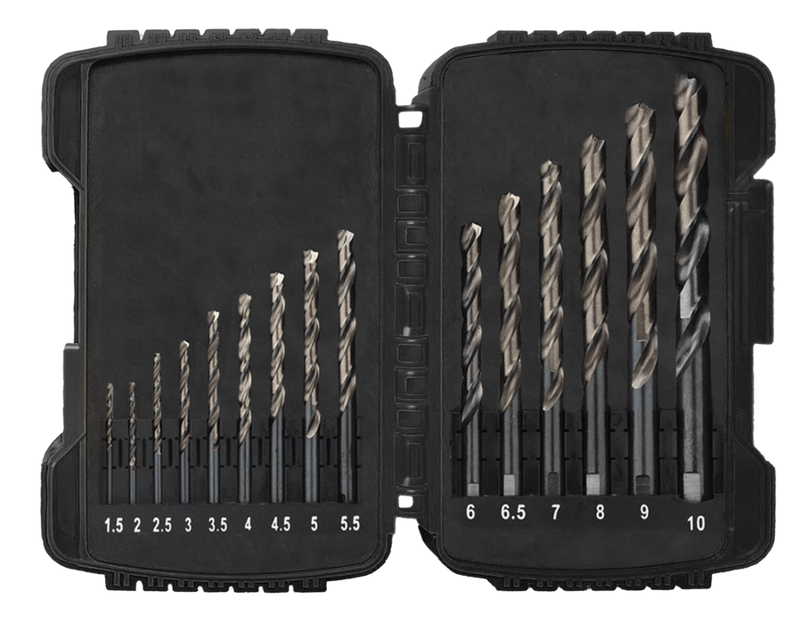 Abracs 15pc HSS-G Drill Bit Set ack of 1, HSSGKIT15