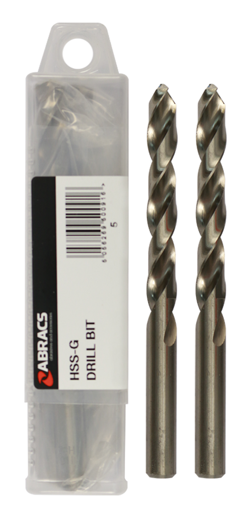 Abracs 8.5mm HSS-G Drill Bit - 5(Pcs) Pack of 1, HSSG08505
