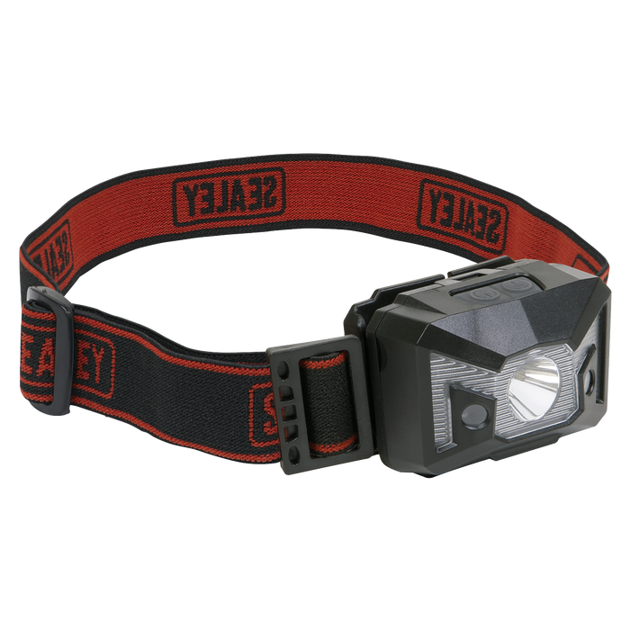 Sealey HT03LED Head Torch 3W SMD & 2 Red LED 3 x AAA Cell