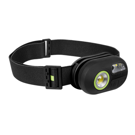 Sealey HT300R Rechargeable Headlight with Auto-Sensor 3W COB & 1W SMD LED