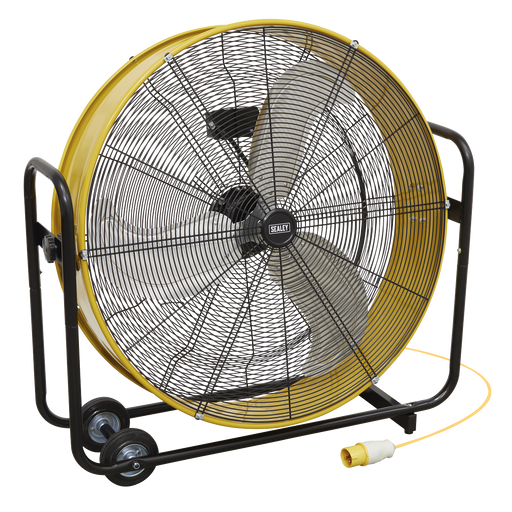 Sealey HVD30110V Industrial High Velocity Drum Fan 30" 110V - Ex-Showroom, Grade B, 6 Months Warranty