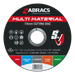 Abracs Multi-Material 5in1 Cutting Disc - in Tin, 115x1.6x22mm - Pack of 10, HY11516FM10