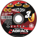 Abracs Multi-Purpose 3 in 1 Cut/GrindDiscs, 115 x2.5 x 22mm -Pack of 25, HY11525DM