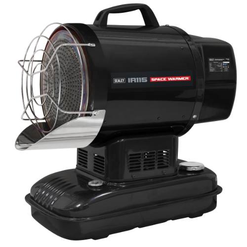 Sealey IR115 Infrared Space Warmer Kerosene/Diesel Heater 51,000Btu/hr, Ex-Showroom, Grade B, 6 Months Warranty