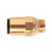 Sealey JGBC618 Brass SuperThread Straight Adaptor 6mm x 1/8"BSP Pack of 2 (John Guest Speedfit® - RM010611)