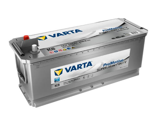 K8 VARTA PROMOTIVE SUPER HEAVY DUTY BATTERY 12V 140Ah - 640400080 Type 612, 2 Years Warranty