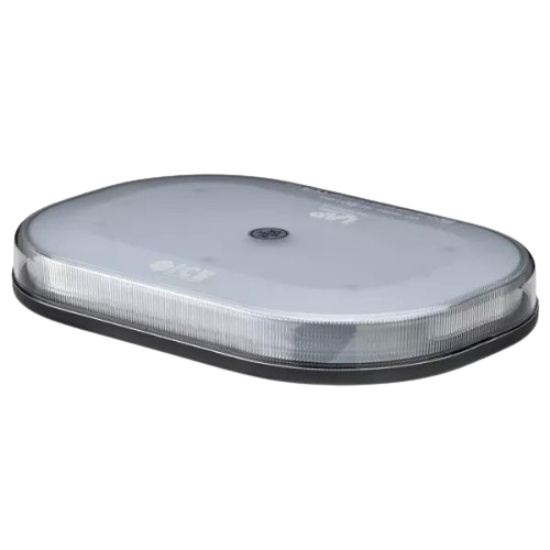 Mini Lightbar - 60 Amber Colour LEDs, Magnetic Mount, 248mm Length, Clear Lens, LAP Electrical - LAP-ICE248AC/MA