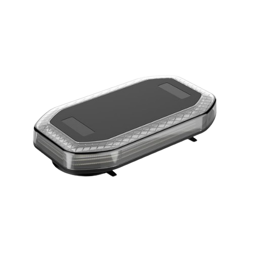 Mini Lightbar - 108 Amber Colour LEDs, Single Point Fixing, 280mm Length, Clear Lens, LAP Electrical - LAP-LUNAR280