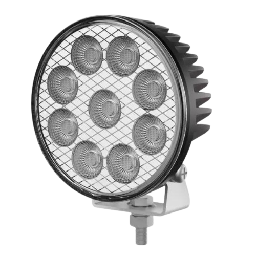 Work Light - 36 LEDs, 2638 Effective Lumen, Round Shape, 10-30V, LAP Electrical - LAP-QLUX-R36W