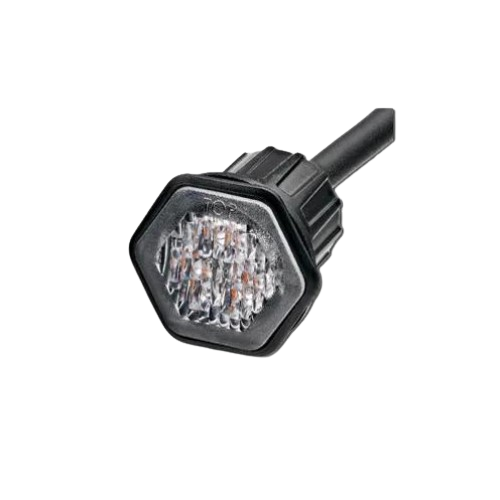 Strobe - 6 Amber Colour LEDs, Surface Mount, R65 Rated, 10-30V, LAP Electrical - LAP9171