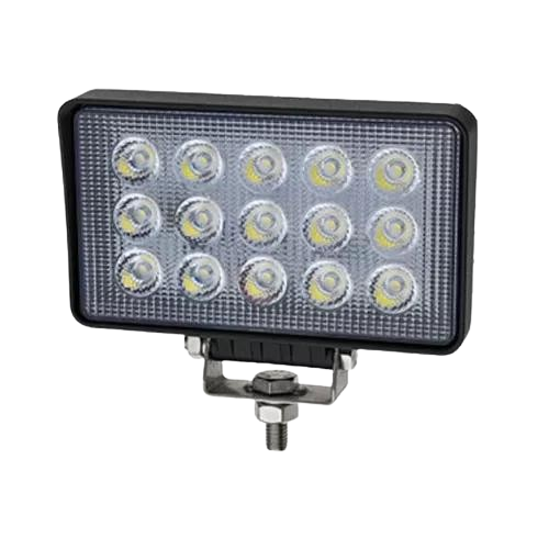 Work Light - 15 LEDs, 2600 Effective Lumen, Square Shape, 10-30V, LAP Electrical - LAPQ4515