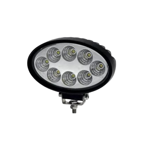 Work Light - 8 LEDs, 1400 Effective Lumen, Round Shape, 10-30V, LAP Electrical - LAPR248