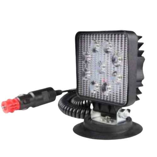 Work Light - 9 LEDs, 1400 Effective Lumen, Square Shape, Magnetic Mount, 10-30V, LAP Electrical - LAPS279MAG