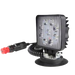 Work Light - 9 LEDs, 1400 Effective Lumen, Square Shape, Magnetic Mount, 10-30V, LAP Electrical - LAPS279MAG