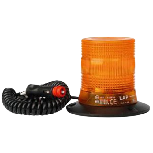 Beacon - Amber Lens, LED Compact, 10-30V, Magnetic Mount, LAP Electrical - LCB020