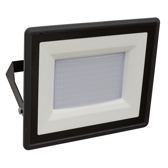 Sealey LED115 Extra Slim Floodlight with Wall Bracket 100W SMD LED