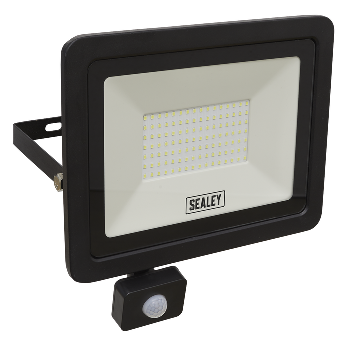 Sealey LED115PIR Extra Slim Floodlight with PIR Sensor 100W SMD LED