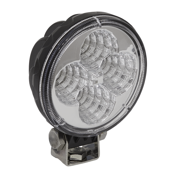Sealey LED1R Round Work Light with Mounting Bracket 12W SMD LED Mini