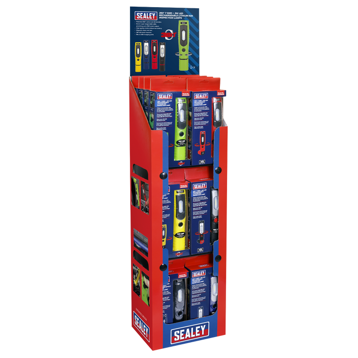 Sealey LED3602COMBO1 LED3602 Series Inspection Light Combination - Display Pack of 24