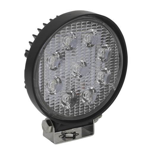 Sealey LED3R Round Work Light with Mounting Bracket 27W SMD LED