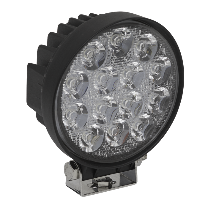 Sealey LED4R Round Work Light with Mounting Bracket 42W SMD LED