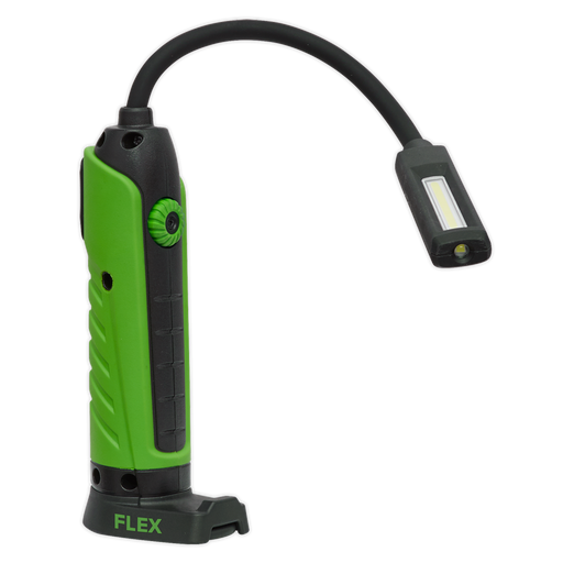 Sealey LEDFLEXG Flexi Rechargeable Inspection Light 5W COB & 1 SMD LED