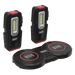Sealey LEDWCBCOMBO3 Inspection Light (x2) 3W & 1W COB LED & Double Wireless Charging Base