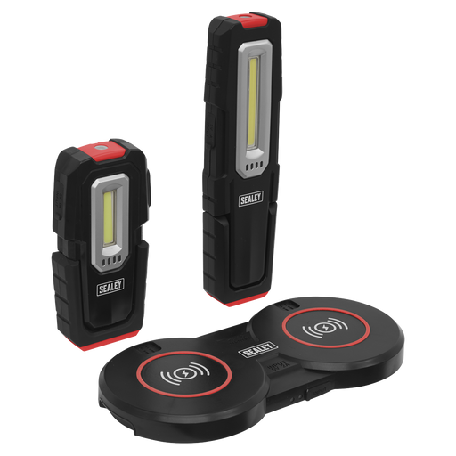 Sealey LEDWCBCOMBO4 Inspection Lights 3W & 5W & Double Wireless Charging Base