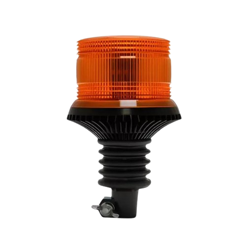 Beacon - Amber Colour, LED R65 Rated, 10-30V Flexi DIN Fixing, LAP Electrical - LFB040