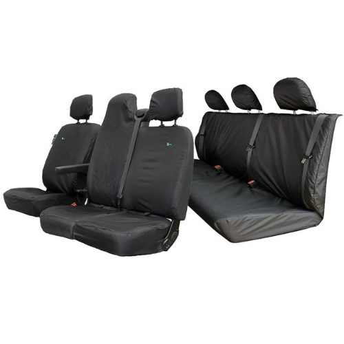 Seat Cover For Fiat Talento - 6 Seat Rear Set - Left Hand Drive, Town & Country - LHDTV04BLK