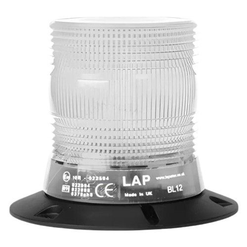 Beacon - Clear Lens, LED Compact, R65 Rated, 10-30V 3 Point Fixing, LAP Electrical - LKB050C