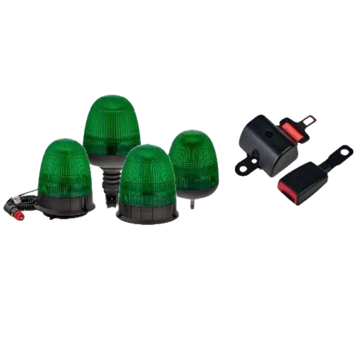 Beacon - Green Colour with, LAP912 Seat Belt, 10-30V, LAP Electrical - LMB040G/912