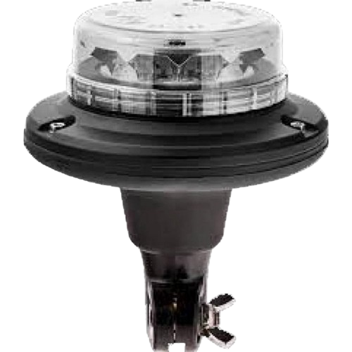 Beacon - Clear Lens, Low Profile, LED R65 Rated, 10-30V Flexi DIN Fixing, LAP Electrical - LPB040C