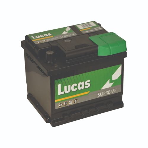 Lucas LS063 Supreme Car Battery 550 170 050 - 12v 50Ah, 5 Years Warranty