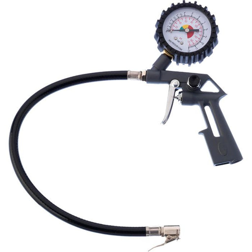 PCL LTG01 Blowgun Style Tyre Inflator, 10-174 psi & 0-12 bar, 0.4m Hose, Euro Connector