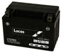 Lucas LTS9BS AGM Motorbike Battery - 12v 9Ah, 1 Year Warranty