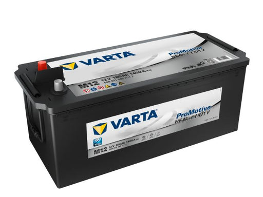 M12 VARTA PROMOTIVE HEAVY DUTY 12V 180Ah - 680011140, 2 Years Warranty