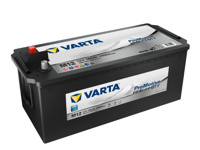 M12 VARTA PROMOTIVE HEAVY DUTY 12V 180Ah - 680011140, 2 Years Warranty