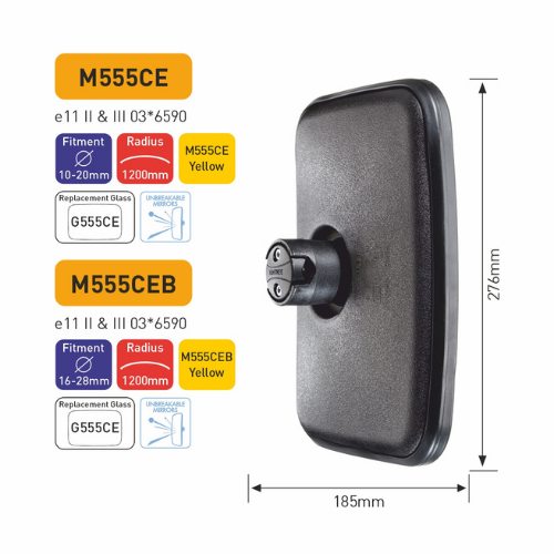 Ashtree Main Mirror, Class II & III, 185mm x 276mm, M555CE