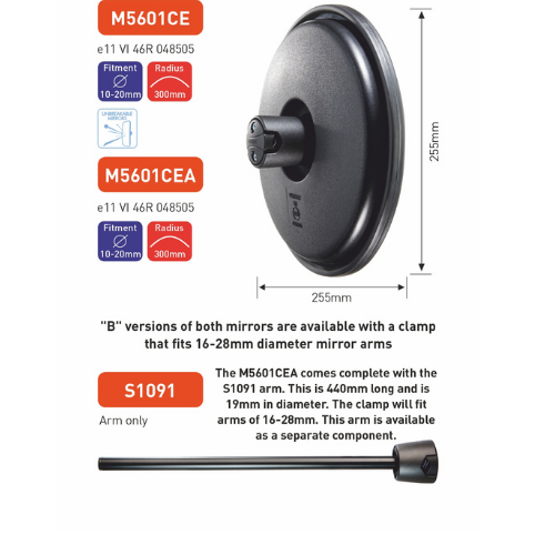 Ashtree MirrorMount FlexArm, S1091