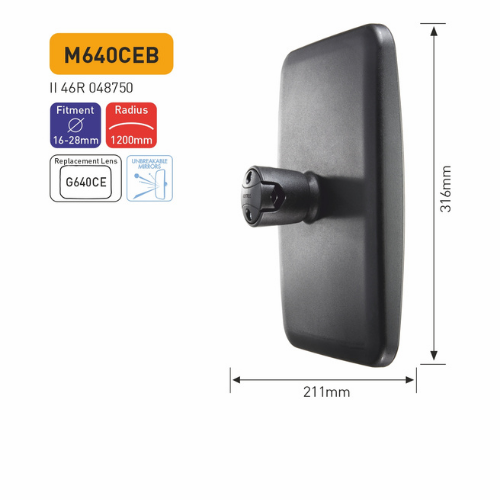 Ashtree Main Mirror, Class II & III, 316mm x 211mm, M640CEB