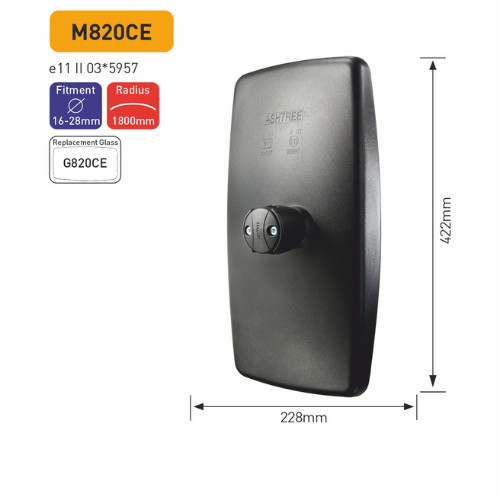 Ashtree Main Mirror, Class II, 228mm x 422mm, M820CE