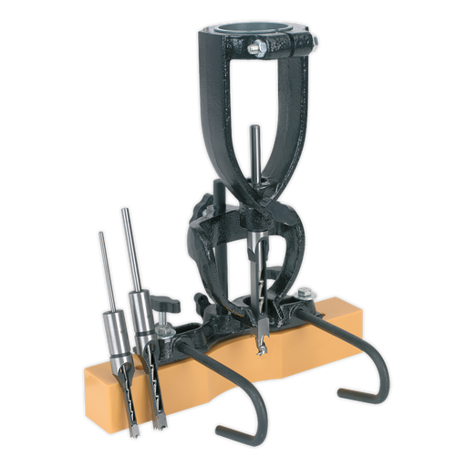 Sealey MA10 Wood Mortising Attachment 40-65mm with Chisels