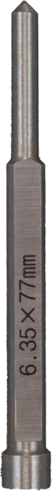 Abracs Pilot Pin 6.35mm x 77mm, MDPP077