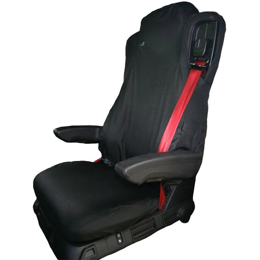 Seat Cover For Mercedes Truck - Individual Grammer Passenger Seat, Town & Country - MERT02BLK